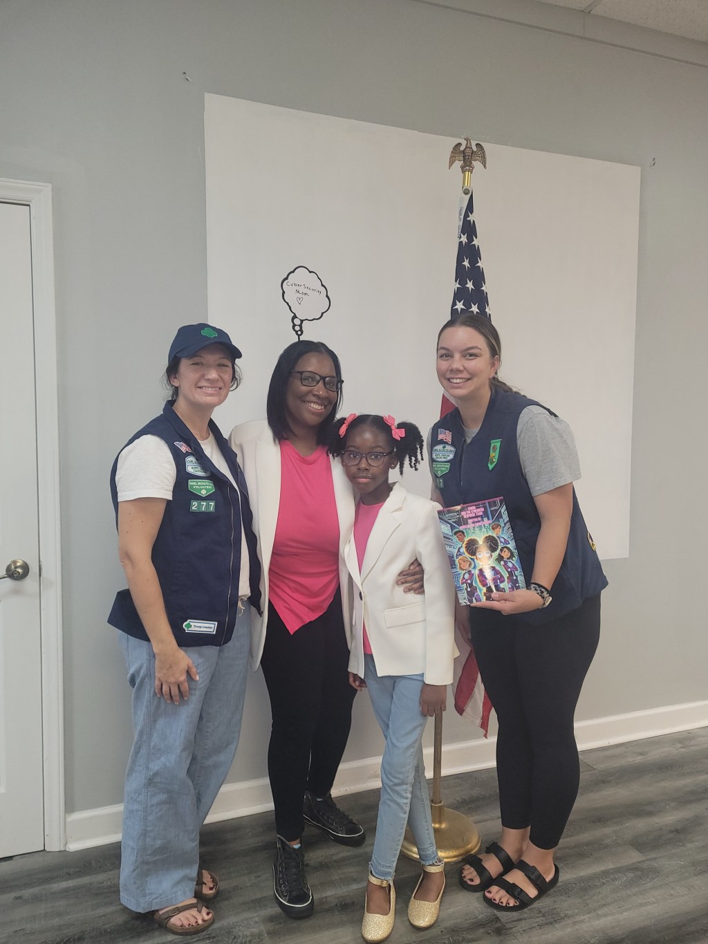 Girl Scout Troop 277 – CyberHero Cybersecurity Badge Event (September 3,&nbsp;2025)